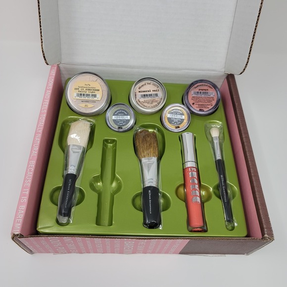 Bare Escentuals BareMinerals BE Free 9pc Grand Color Collection Fairly Light New - Picture 2 of 16